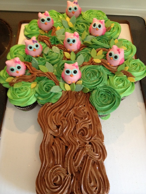 Pinterest cupcake tree