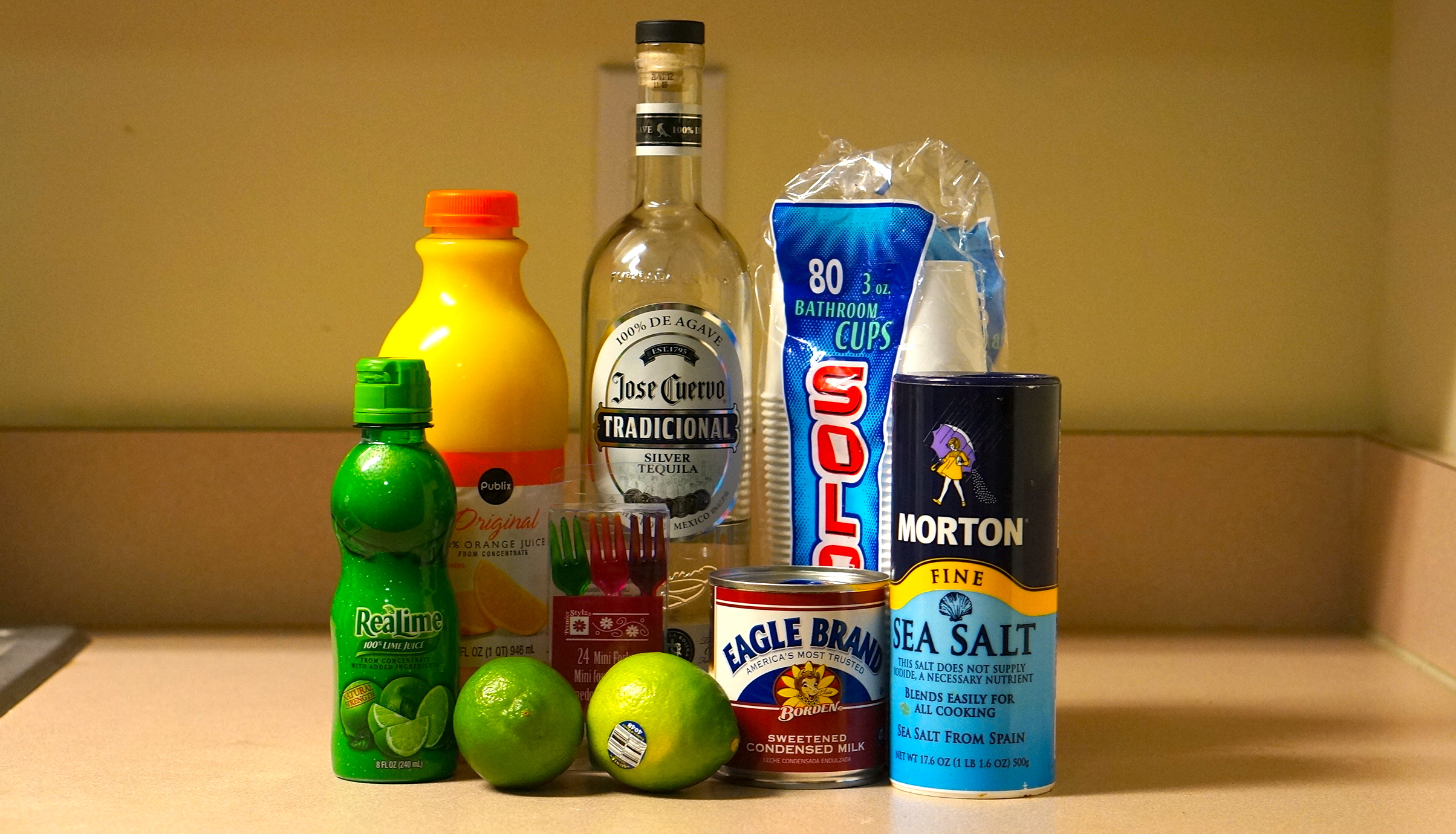 Margarita pop ingredients