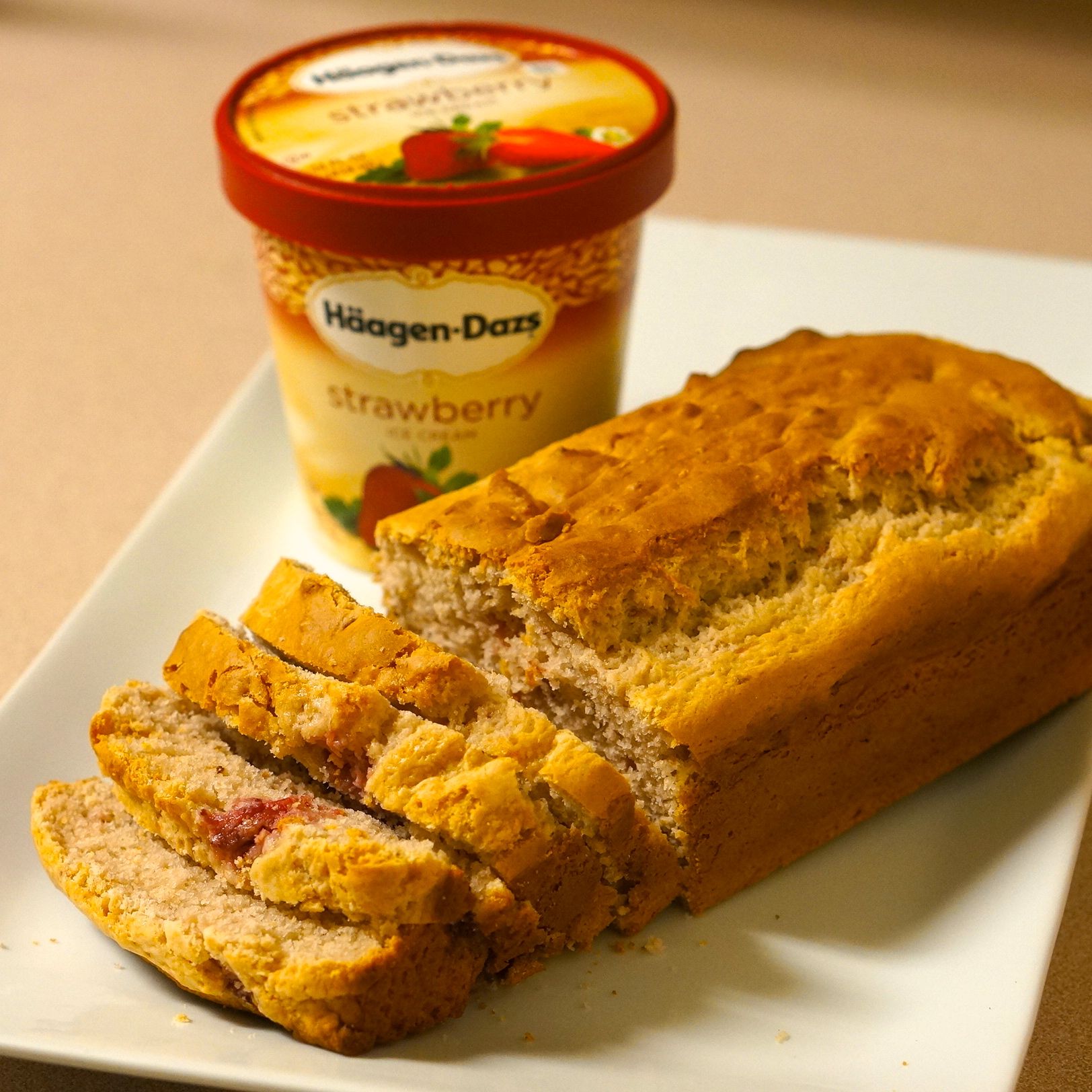 strawberry-Ice-cream-bread-recipe