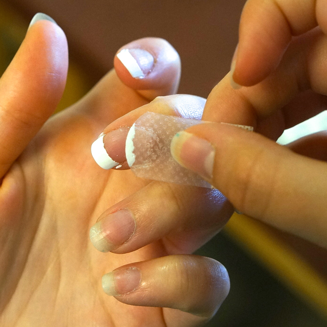 Band-aid-manicure