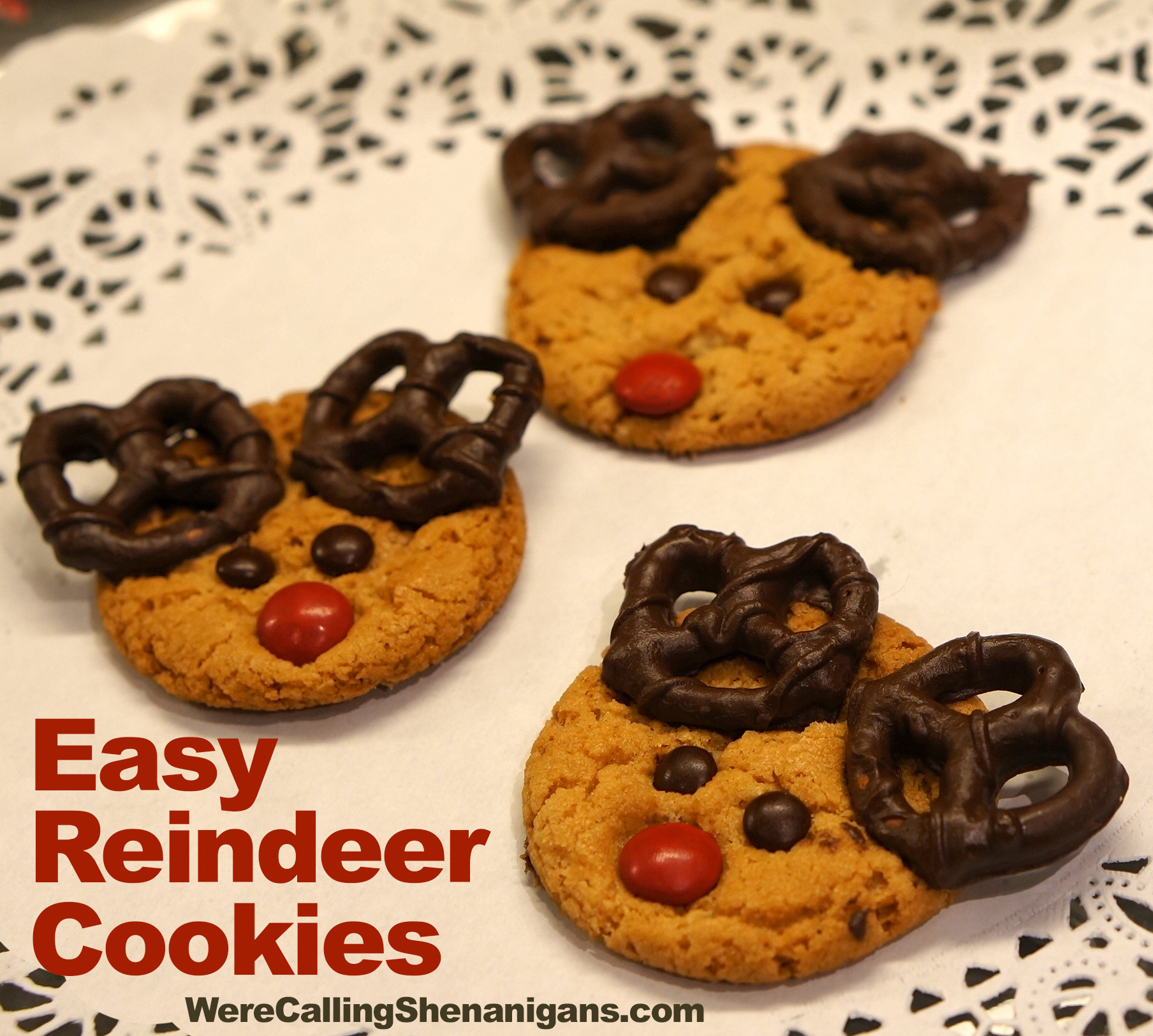 Homemade Reindeer Cookies